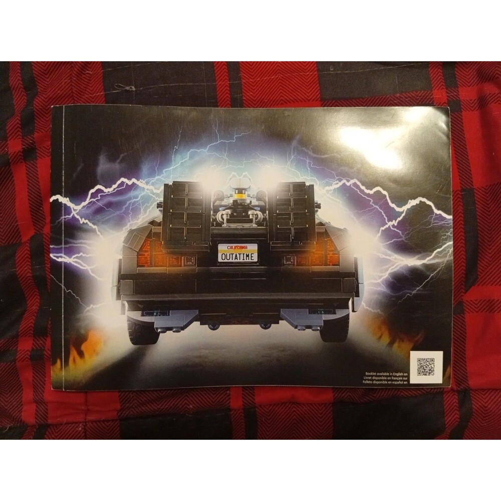 LEGO 10300 | DeLorean Back To The Future Time Machine Instruction **Manual Only*